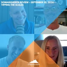 DomainSherpa Review – September 10, 2026 – Tipping the Scales