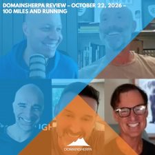 DomainSherpa Review – October 22, 2026 – 100 Miles and Running